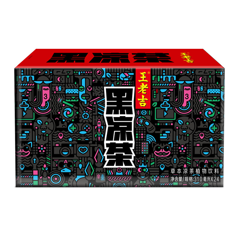 王老吉 黑凉茶310ml*24罐 整箱