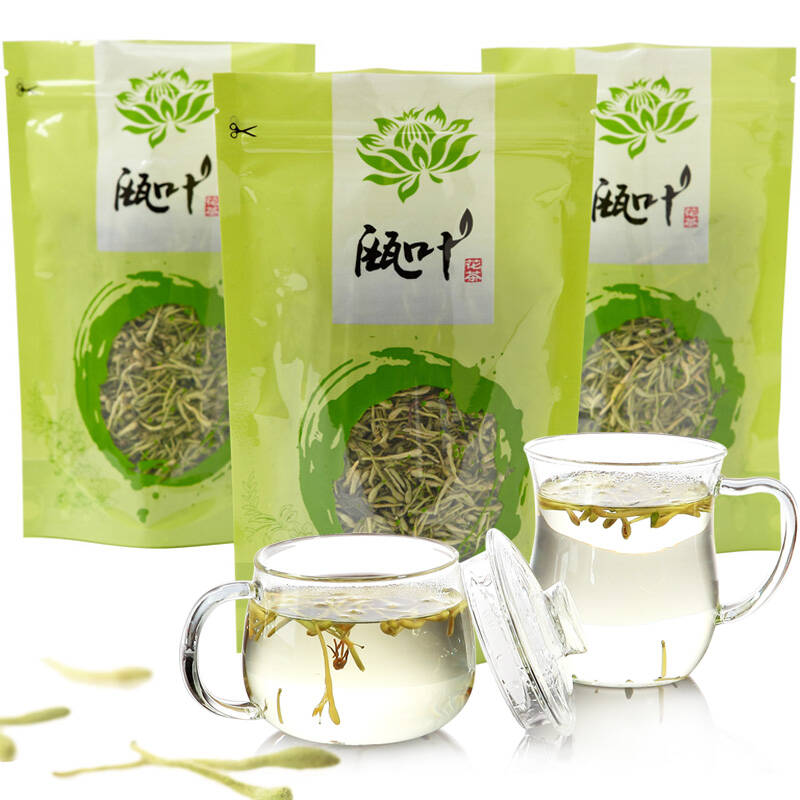 瓯叶 花草茶叶 金银花凉茶 特级金银花茶 40克*3袋