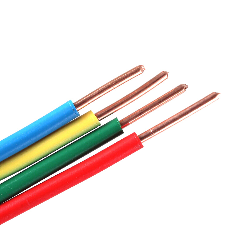 正泰(chnt) 电线电缆4平方 红色 100米单股铜照明电源线 商品已下架