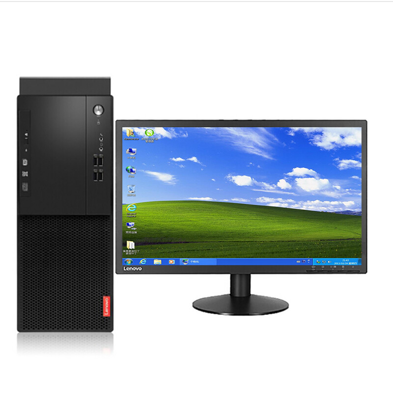 联想 启天m415商用台式机 i5-7500/4g/1t/dvd刻录/集成/win10/19.
