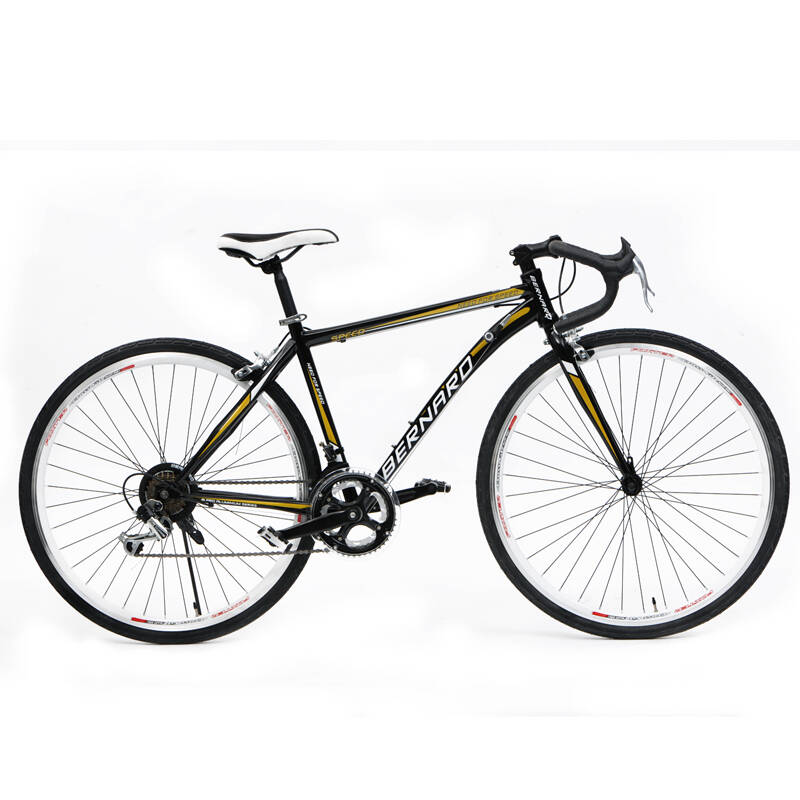 伯纳德(bernard)公路自行车 700c车架14速弯把变速公路学生车bl38