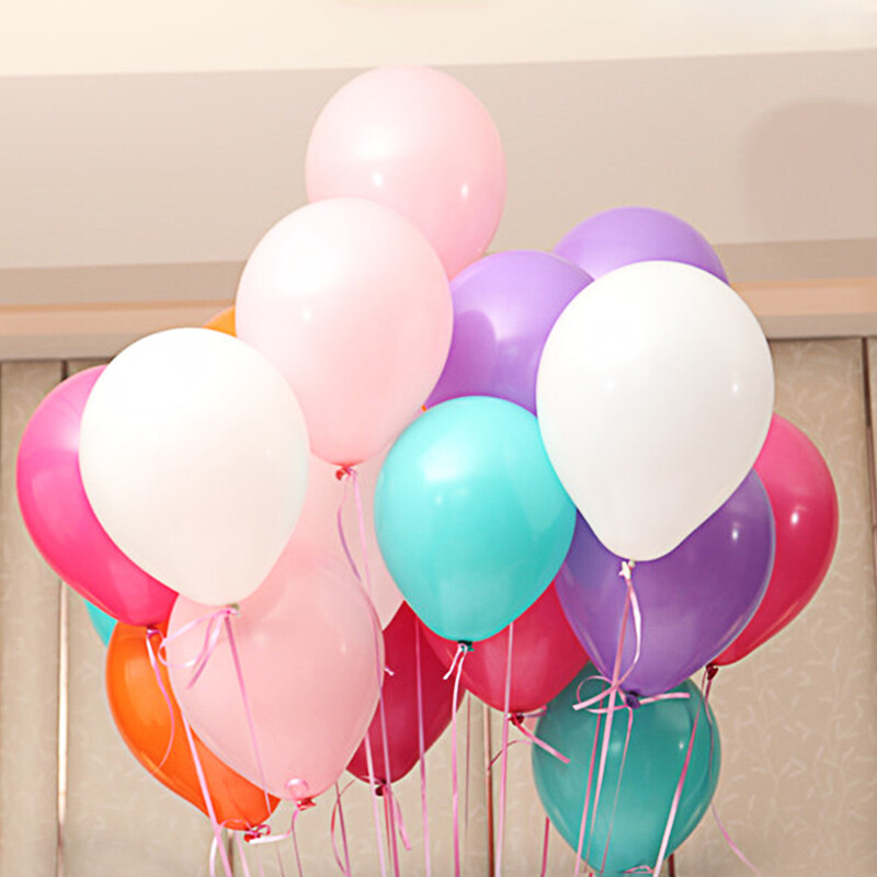 晟旎尚品 情人节表白扎气球专用彩带丝带 气球绳子配件 90米一卷 粉红