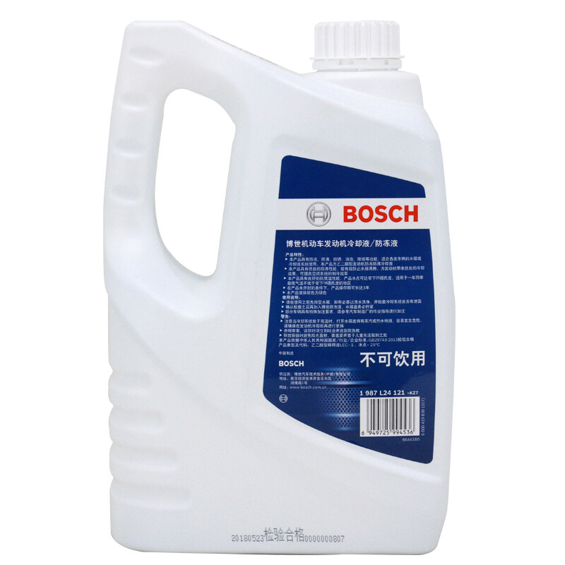 博世（BOSCH）汽车发动机通用水箱防冻液/冷却液/冷却水 冰点-25℃ 4L（绿色）