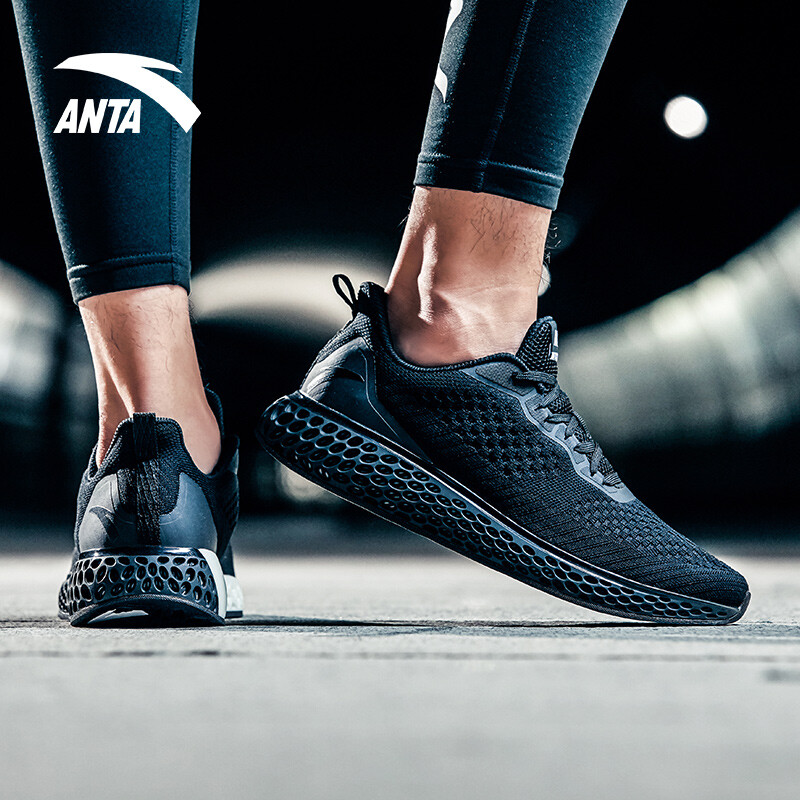 安踏anta 虫洞系列网面透气跑步鞋 时尚缓震潮流运动鞋 91825518