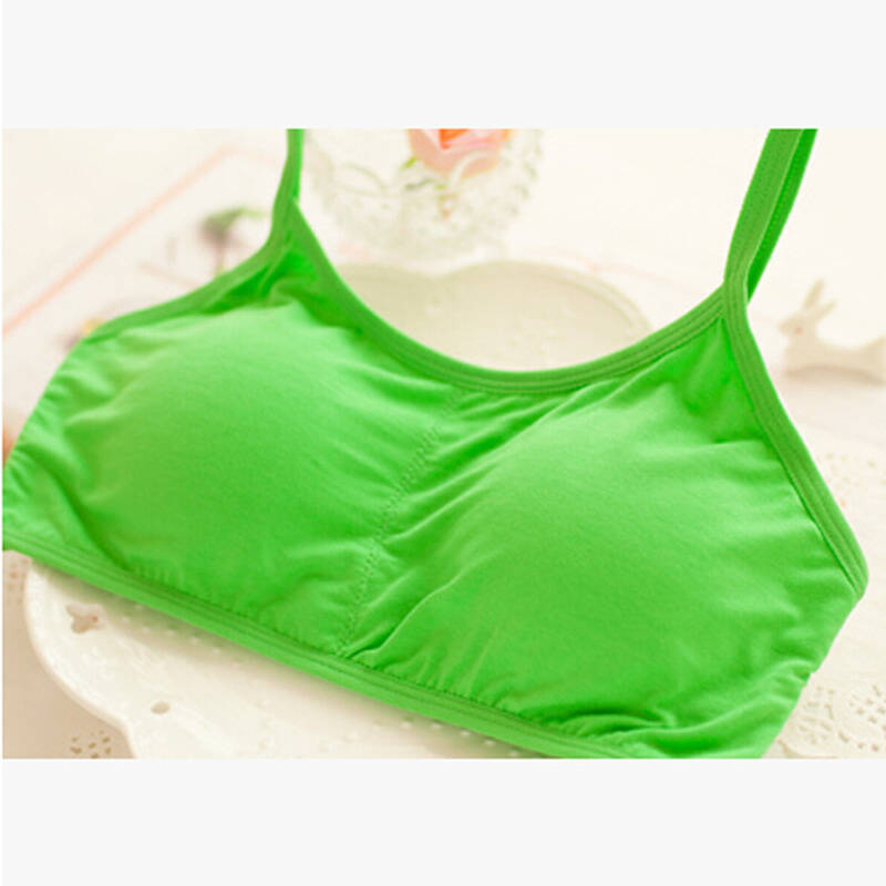 无钢圈薄款美背文胸防走光抹胸背心性感背后镂空文胸内衣 浅绿色 实物