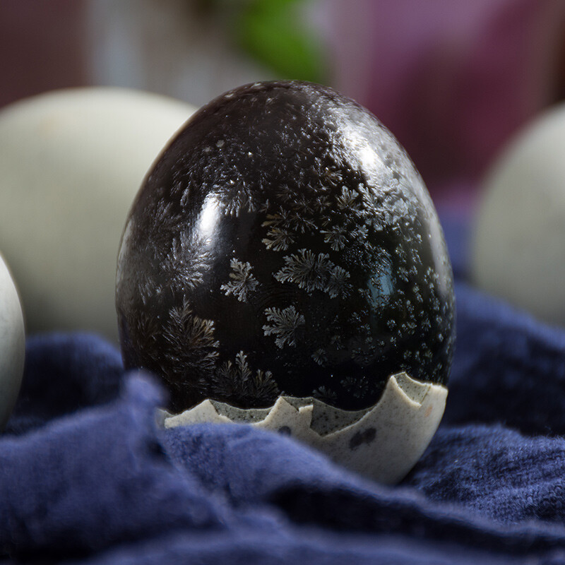 梅香 皮蛋松花蛋无铅工艺10枚*60g溏心鸭皮蛋家庭装