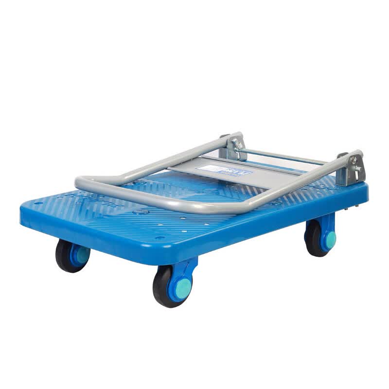 连和(uni-silent)pla300-dx(蓝)超静平板车小推车折叠拉货车90*60cm
