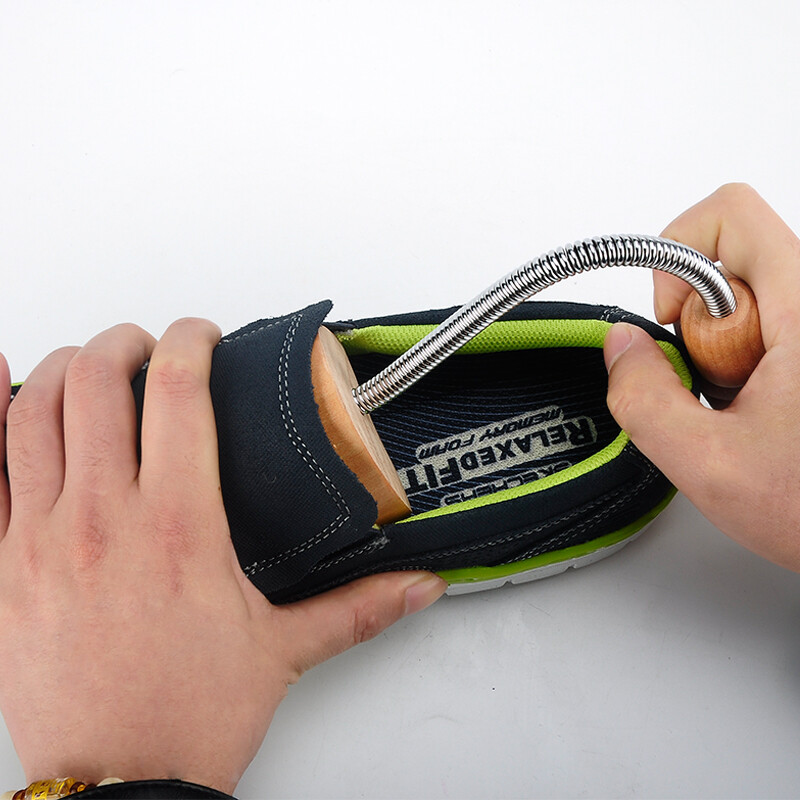 逸柯弹簧木鞋撑子皮鞋定型防皱防变形鞋收纳扩鞋器鞋楦荷木扩大器撑大