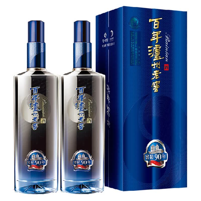 泸州老窖 百年窖龄 90年52度500ml-双瓶