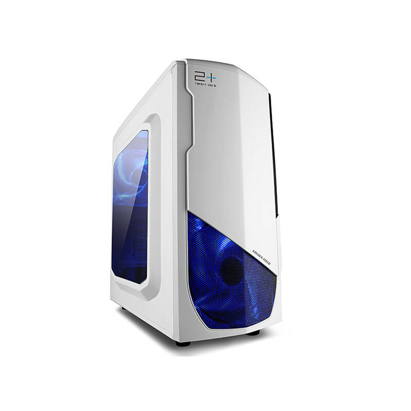 逸客intel g3220/120g ssd/组装台式电脑办公学习主机/diy组装机 白色