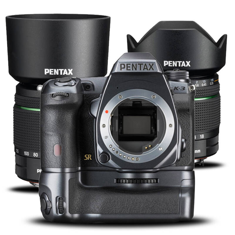 宾得(pentax)k-3/k3机身威望版单反相机 da18-55 50-200mm wr