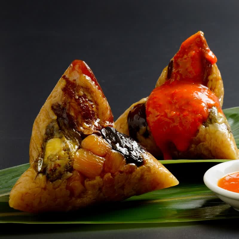 闽南烧肉粽5口味海鲜鲍鱼10只泉州肉粽子福建闽南特产小吃