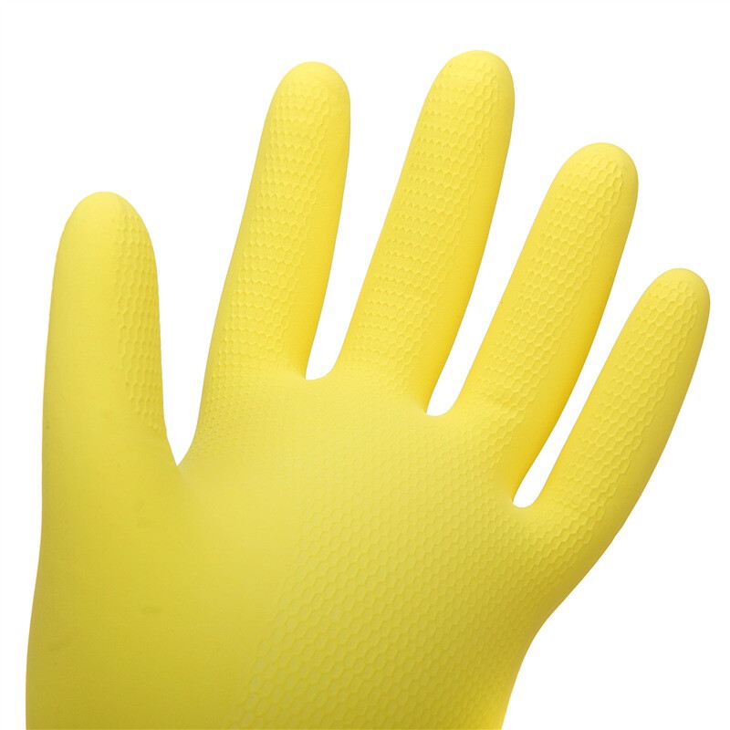 克林莱泰国进口 手套 家务手套 清洁手套 乳胶手套 洗碗手套 中号cr