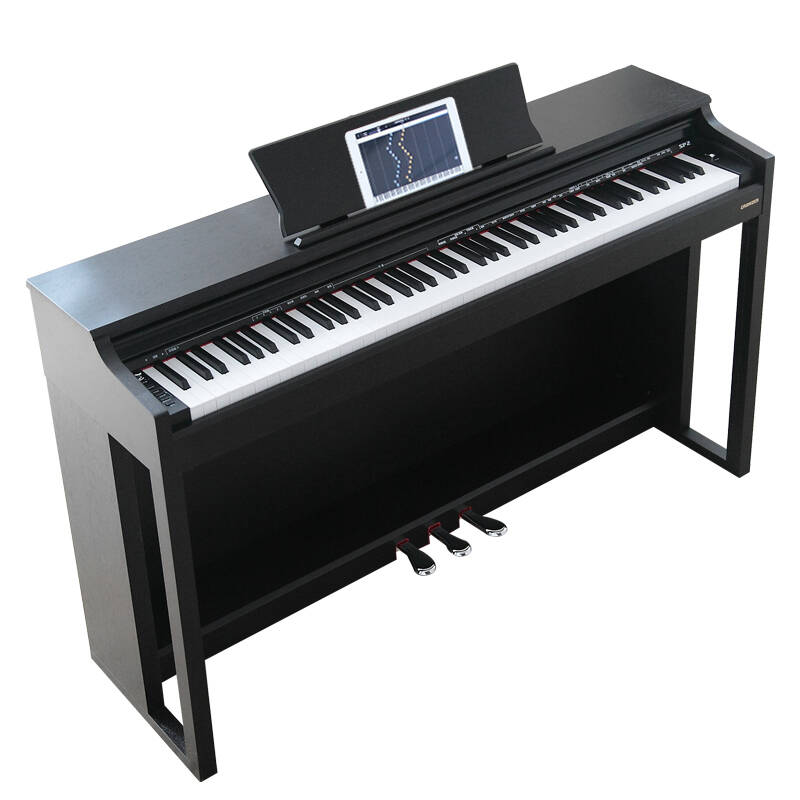 克拉乌泽电钢琴sp2 88键重锤 数码电子钢琴 黑白两色可选 带琴凳琴