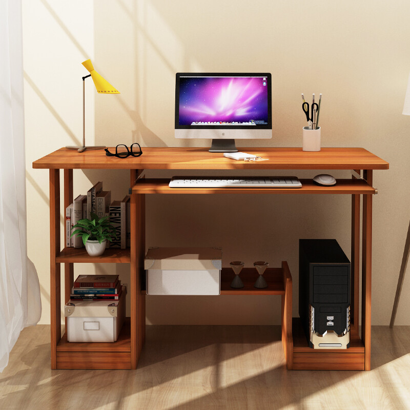 朗程 电脑桌简约台式书桌1.2米加长款 凑单品