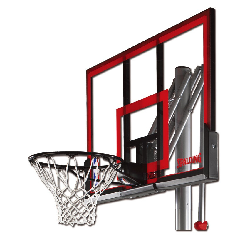 spalding 斯伯丁 75734 便携式 按钮式调节篮球架
