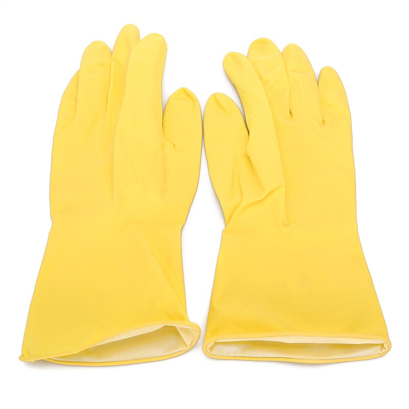 克林莱泰国进口 手套 家务手套 清洁手套 乳胶手套 洗碗手套 中号cr