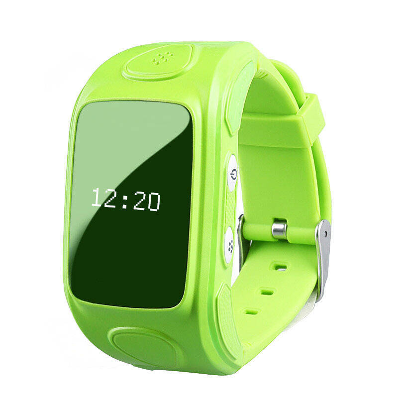 美创 儿童智能手表 gps lbs远程定位实时监护sos一键求助 荧光绿