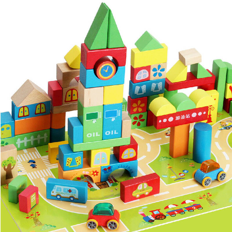 170粒数字字母城市交通积木 mx7203-0017 3kg 150粒积木 20片拼图底板