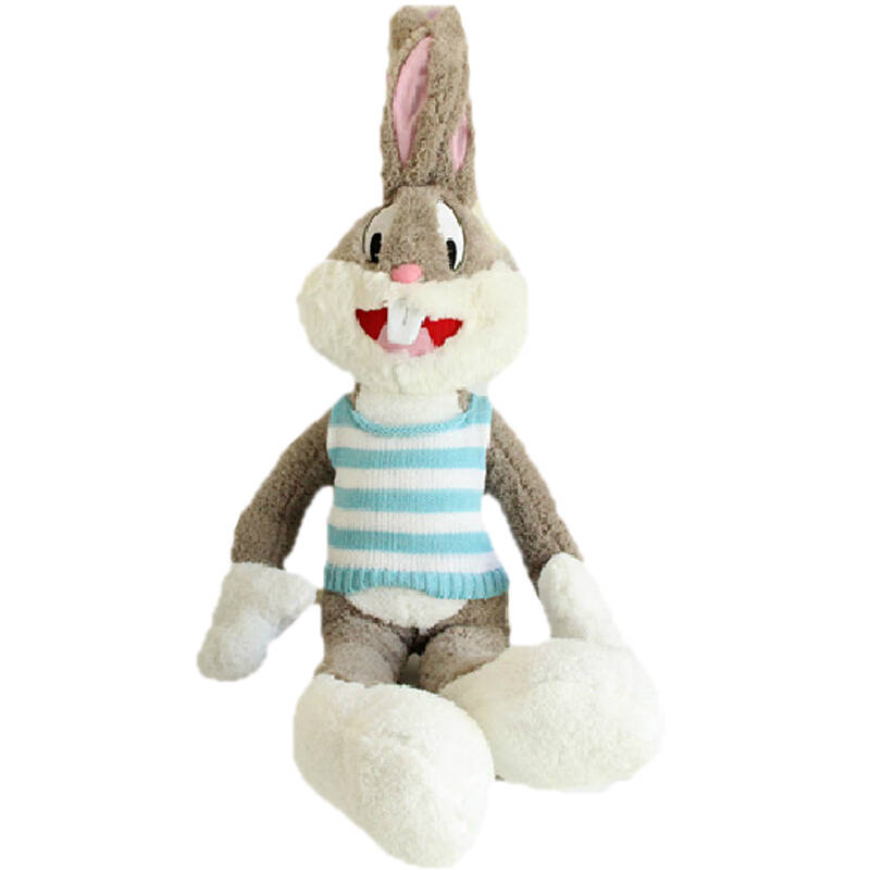 爱贤 兔八哥毛绒公仔 兔子玩偶长耳兔兔玩具娃娃小兔子生日圣诞节礼物