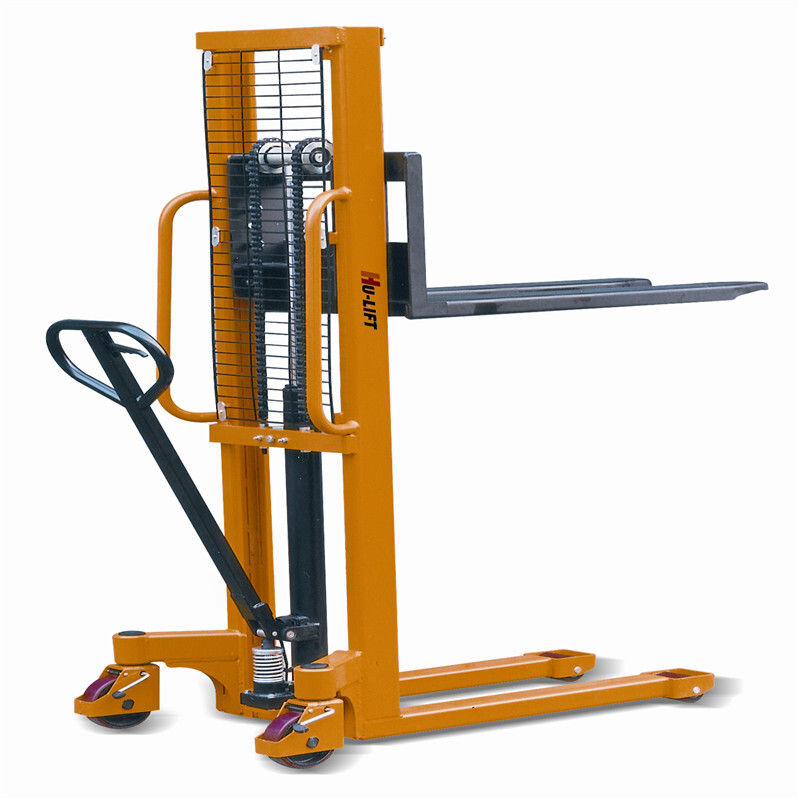 虎力(hu-lift)订做 pa1015  手动液压堆高车 1000kg "c"型钢门架 升高