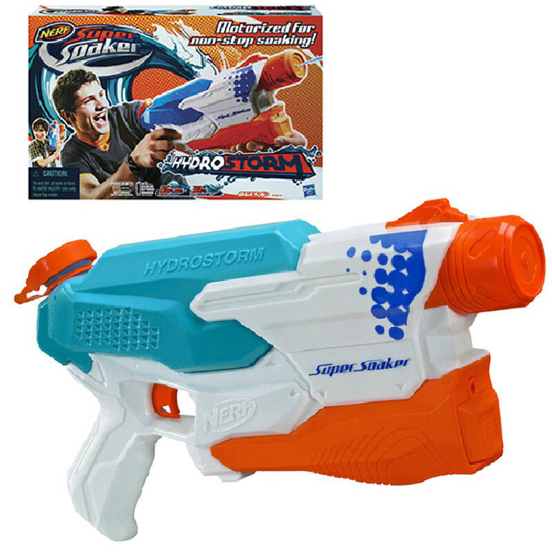 孩之宝nerf热火水龙系列水枪户外戏水玩具 风暴发射器a4841
