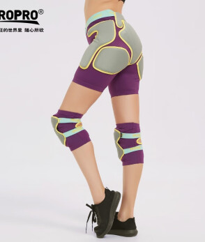 PROPROSPK-001滑雪护臀护膝套装单板双板内穿防摔护垫紫色M码（建议100-125斤）