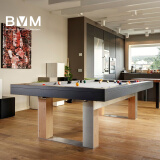 BVM赛特BVM台球桌标准成人家用桌球台美式黑八花式九球高端二合一 7尺