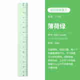 成田（Narita）CT92 直尺15cm 随身可爱多功能绘画考研画图设计创意小学生透明塑料数学测量 薄荷绿
