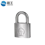 链工 挂锁 304不锈钢方形防水防盗仓库门锁窗锁工具锁  通开38*34cm内3角（客户定制）
