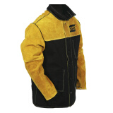 ESAB 0700010386皮质焊工服 （上衣） 黄黑 XXXL