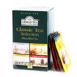 AHMAD TEA 原装进口 英国亚曼茶 水果味红茶40g 英式袋泡茶调味红茶包盒装 原味4合1 40g * 1盒