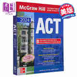 McGraw Hill ACT 2024 麦格劳希尔ACT考试指南 2024 英文原版 进口图书 英语教材教辅参考书工具书 美国高考ACT