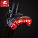 CAVALRY自行车尾灯电子喇叭铃铛山地车公路车USB充电遥控转向尾灯安全警示灯骑行装备配件
