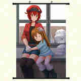 工作细胞海报挂画卷轴动漫周边和田雅成血小板卡哇伊布装饰定制 09 40*60cm