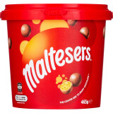 麦提莎（Maltesers）澳洲进口麦丽素牛奶夹心巧克力豆桶装 童年三八女神节妇女节送礼