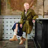 添柏岚（Timberland）女外套 25秋冬新款轻量户外防风保暖风衣二合一冲锋衣女派克大衣 橄榄绿Dark Olive M