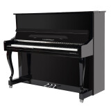 哈罗德（HARRODSER）X-1S系列119立式原装进口实木钢琴家用教学钢琴演奏级立式钢琴 典雅黑 H型号