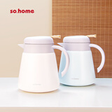 so.home 轻逅揽月壶 双层珐琅保温壶带滤网 R475-80A