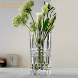 Nachtmann德国进口水晶玻璃果盘Square系列欧式奢华透明玻璃花瓶桌面插花器 Square花瓶 23cm/单个