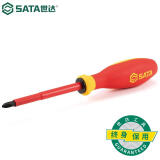 世达（SATA）61213 G系列十字绝缘螺丝批#2x100MM