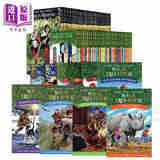 65册大套装 神奇树屋英文原版 第一二季Magic Tree House 梅林儿童故事初级章节书桥梁书探险历奇分级读物英文原版7-12岁