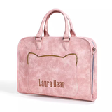 BKB笔记本手提包15.6电脑包14吋联想女士单肩包斜挎公文包通勤出差包 2024新款粉色 13寸-14寸电脑用