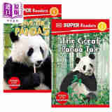 DK Super Readers Fun China 趣读中华 大熊猫动物科普读物2册 The Great Panda Tale Save the Pandas 英文原版