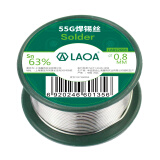 老ALA812608 焊锡丝63％免清洗含助焊剂锡线0.8mm 55g