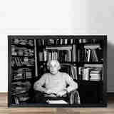 狼天影 物理学家科学家索尔维会议诺贝尔爱因斯坦海报墙贴画挂画纸定制 22 60*90cm仅海报