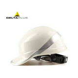 代尔塔 102018 ABS材质带荧光条反光条 工地工程 绝缘安全帽 电工 防撞 102018绝缘帽白