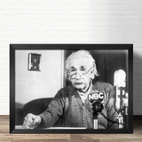 狼天影 物理学家科学家索尔维会议诺贝尔爱因斯坦海报墙贴画挂画纸定制 20 60*90cm仅海报