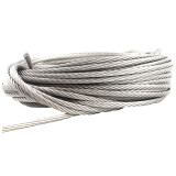 源生 304不锈钢包塑钢丝绳 不包塑钢丝绳316晾衣绳牵引绳 304包塑钢丝绳5包6mm 100米价
