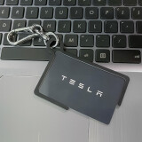 新金属款适用于Tesla特斯拉model3 Y卡片钥匙套比亚迪蔚来卡套饭卡校园卡包 黑色